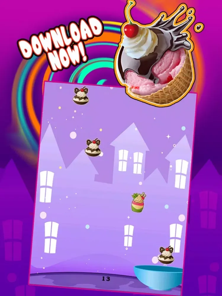 Captures d'écran de Ice Cream Scoop Dessert Drop Adventure iPad 