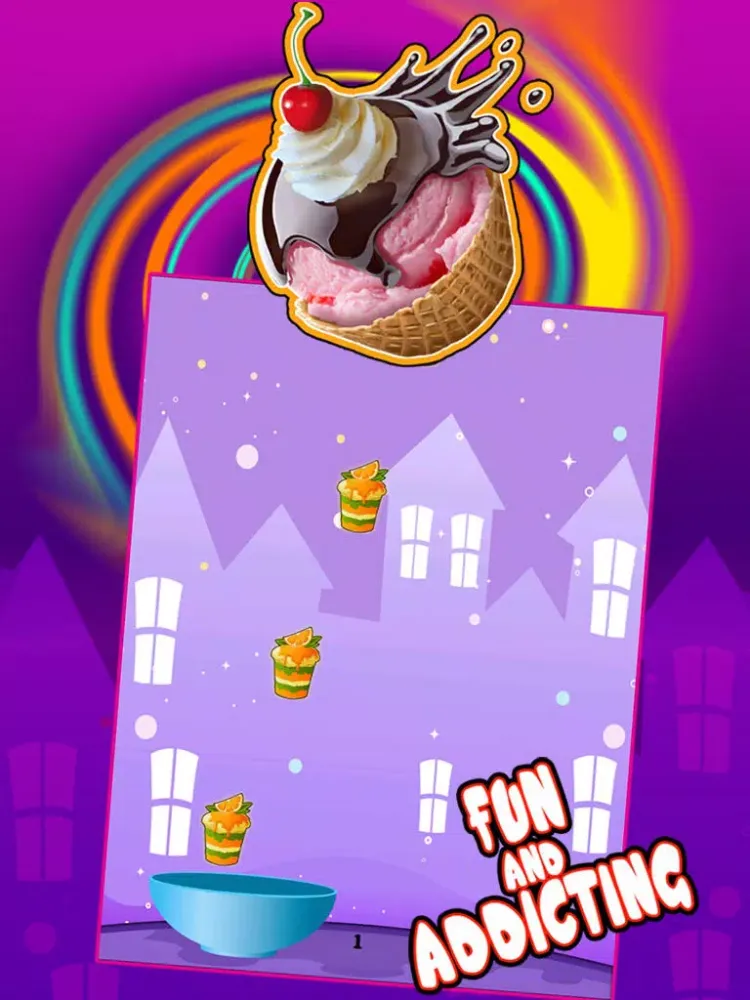 صور Ice Cream Scoop Dessert Drop Adventure Pro iPad 