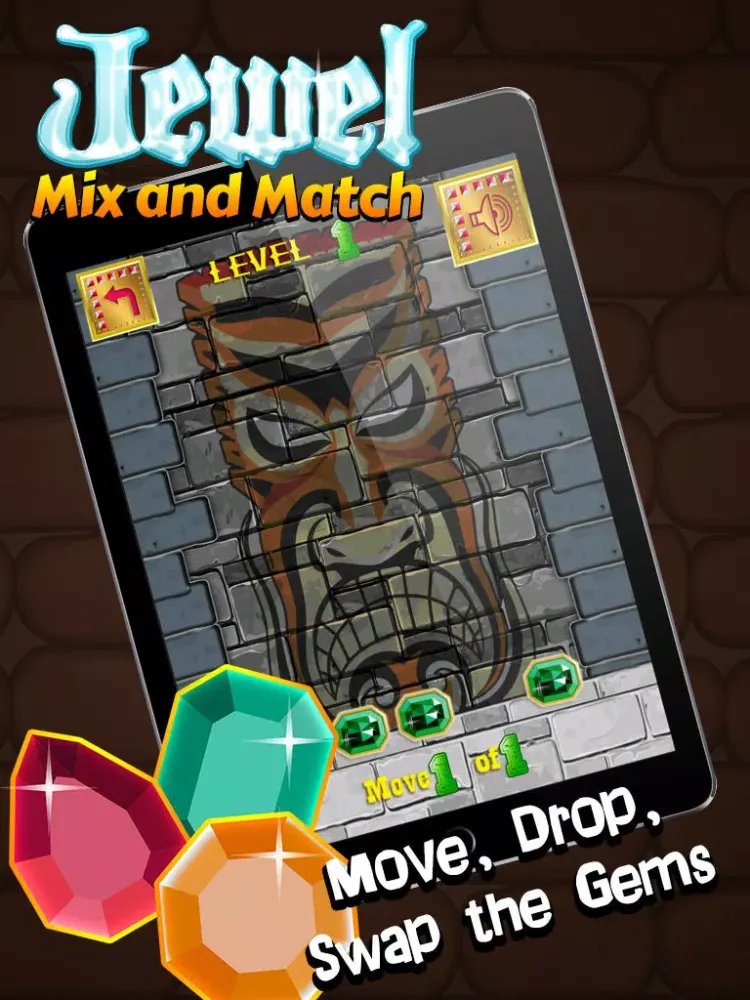 Jewel Mix and Match Frenzy iPad  スクリーンショット