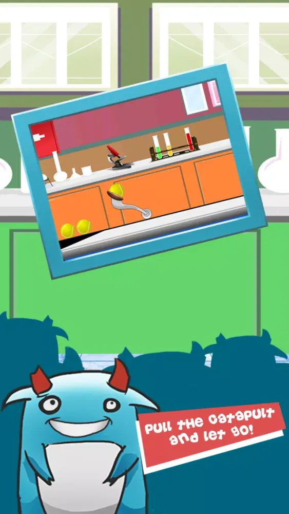 Capturas de tela do Knockdown the Tiny Minion Monsters: Make Them Fall From High