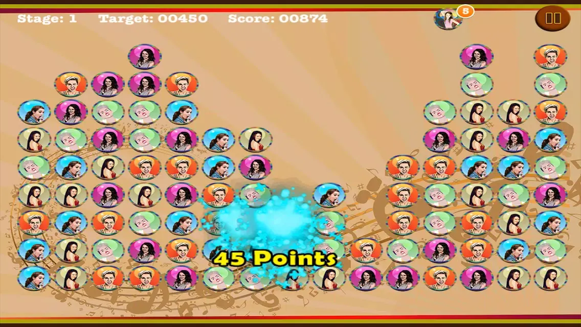 Pop Cyrus Bubble Ball Blaster স্ক্রিনশট