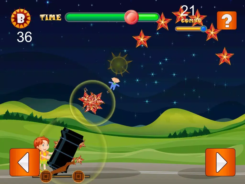 صور Ragdoll Cannon Fly Blast iPad 