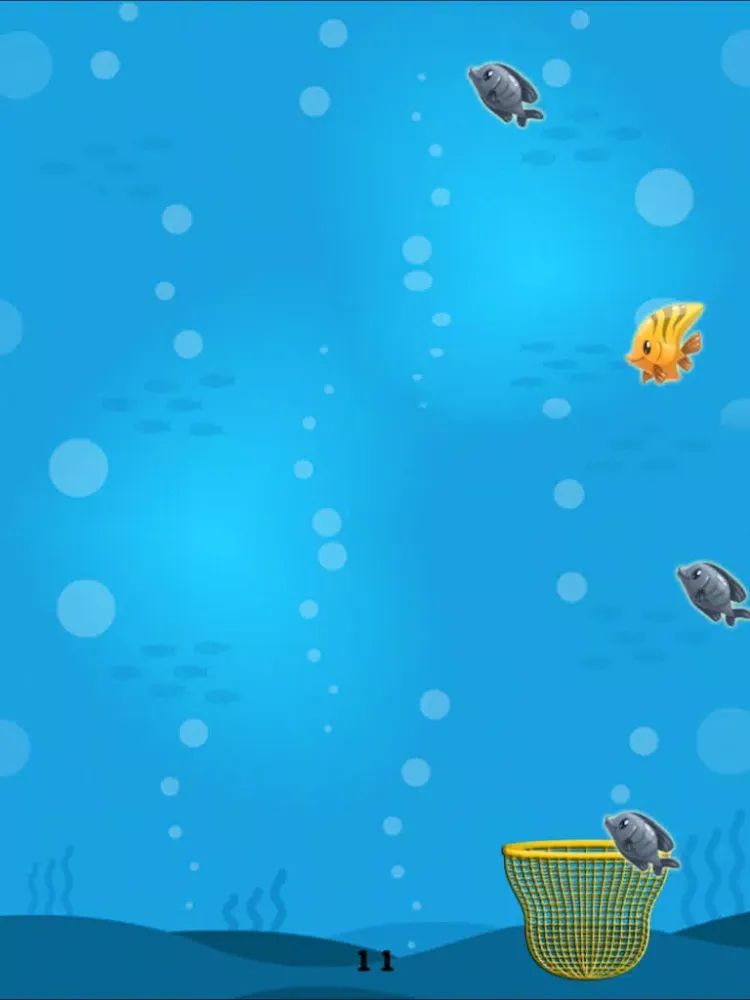 Ridiculous Falling Fish Frenzy: A Fishing Dream iPad 应用截图
