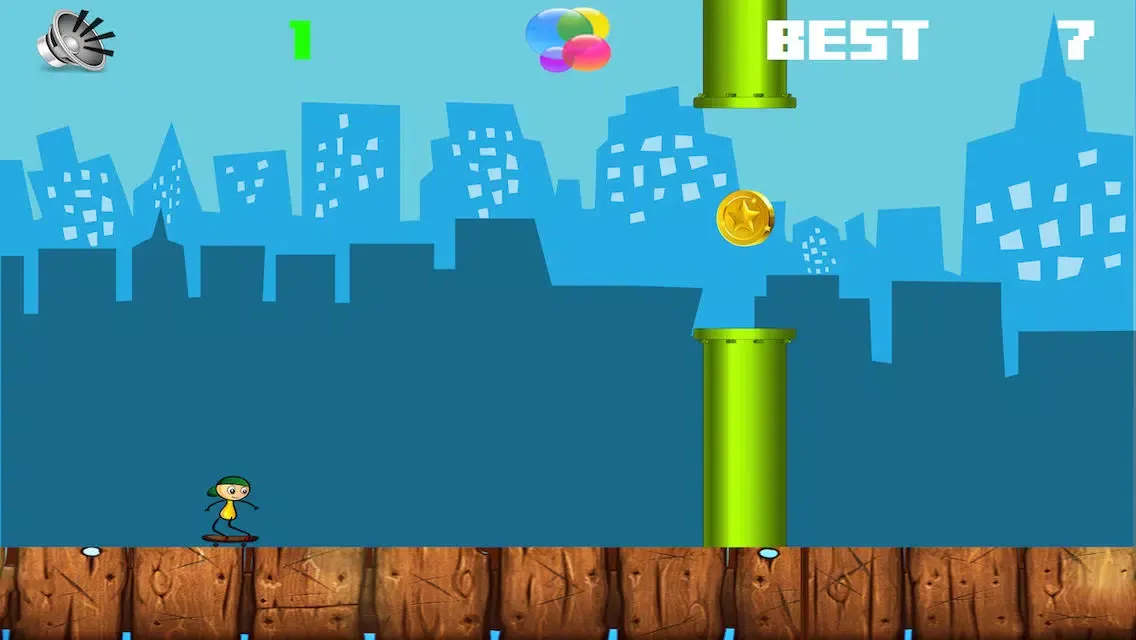 تصاویر Touch Stickman Skateboard Jump: Pure Skater Skills