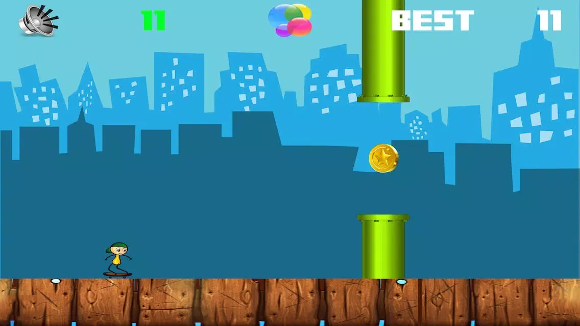 تصاویر Touch Stickman Skateboard Jump: Pure Skater Skills