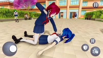 Anime Bad School Girl Life 3D Screenshots