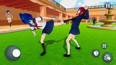 Anime Bad School Girl Life 3D Screenshots