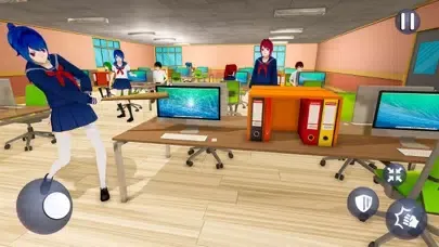 Anime Bad School Girl Life 3D Screenshots
