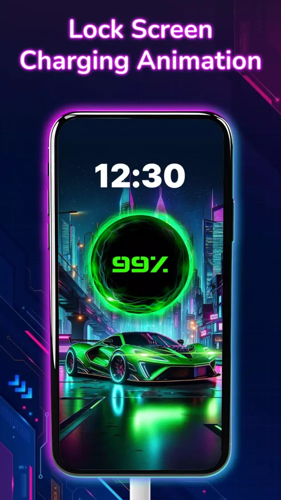 Tangkapan skrin Battery Charging