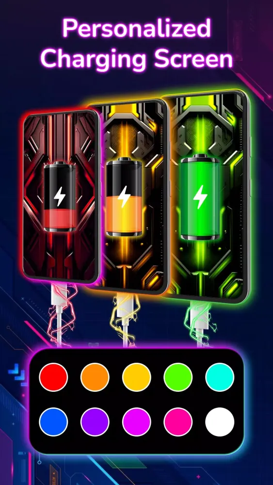 Tangkapan skrin Battery Charging