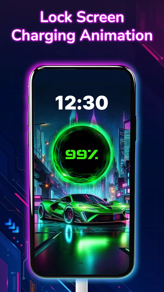Tangkapan skrin Battery Charging