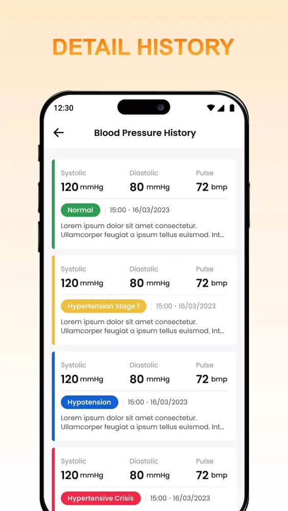 Blood Pressure: BP Monitor App应用截图