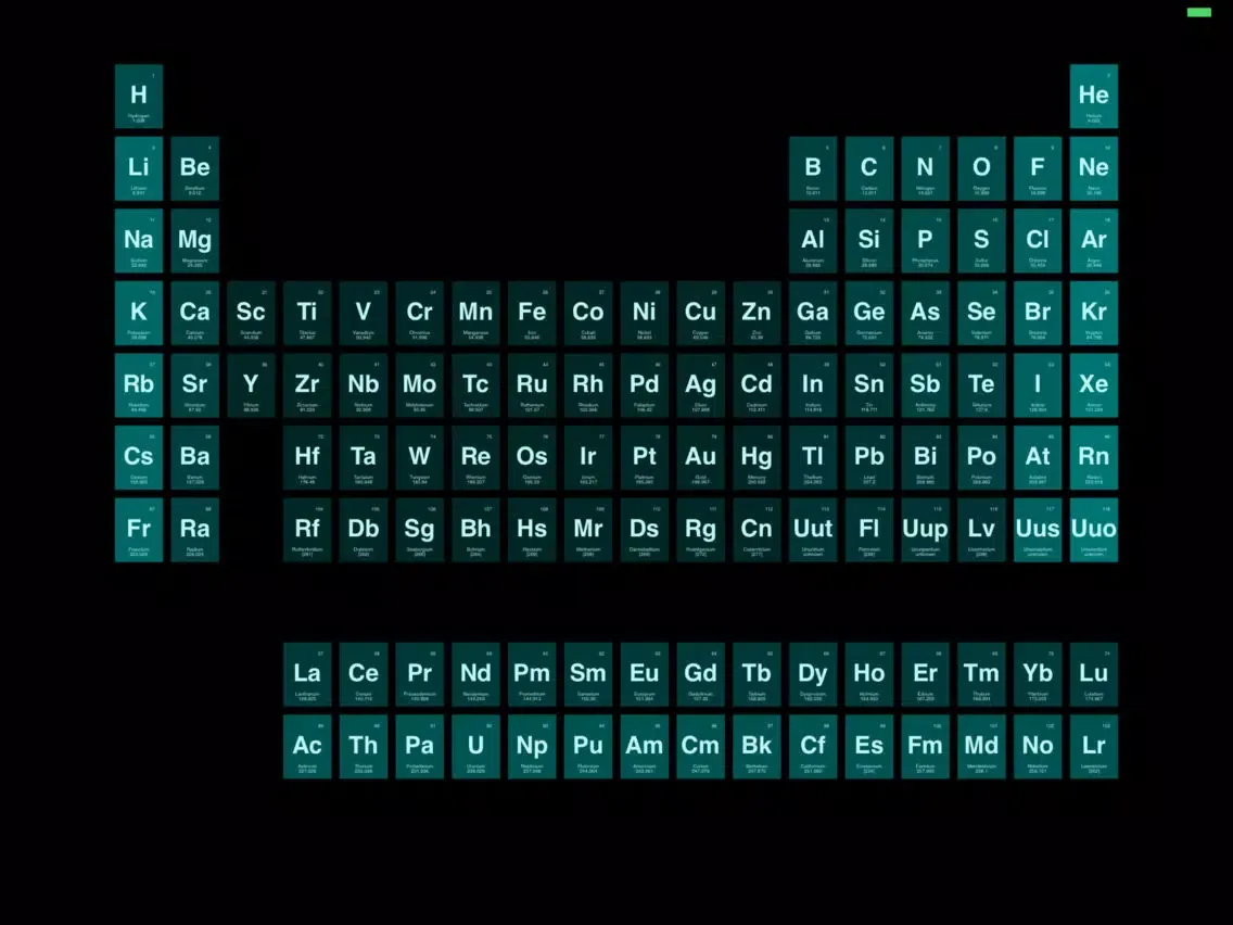 Capturas de tela do Elementary Periodic Table iPad 