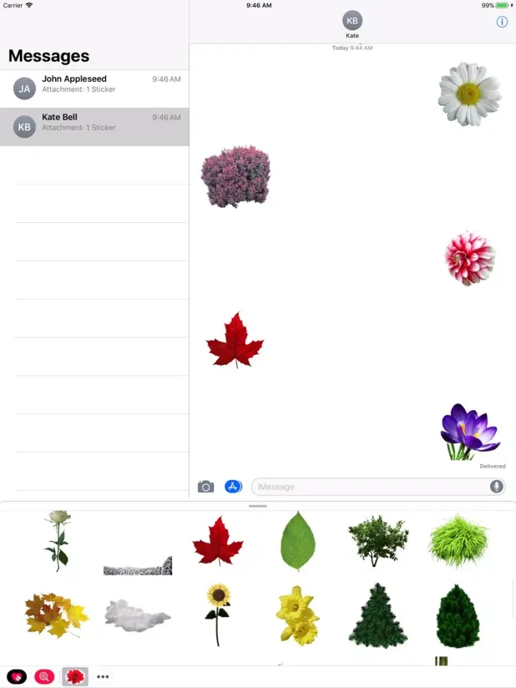Capturas de pantalla de Best Nature Stickers Pack iPad 
