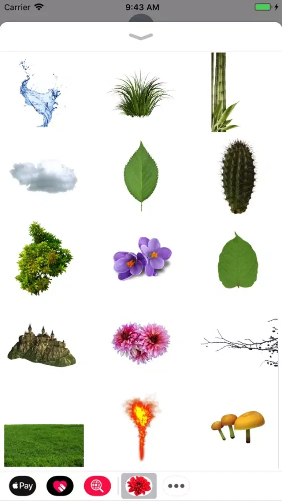 Capturas de pantalla de Best Nature Stickers Pack