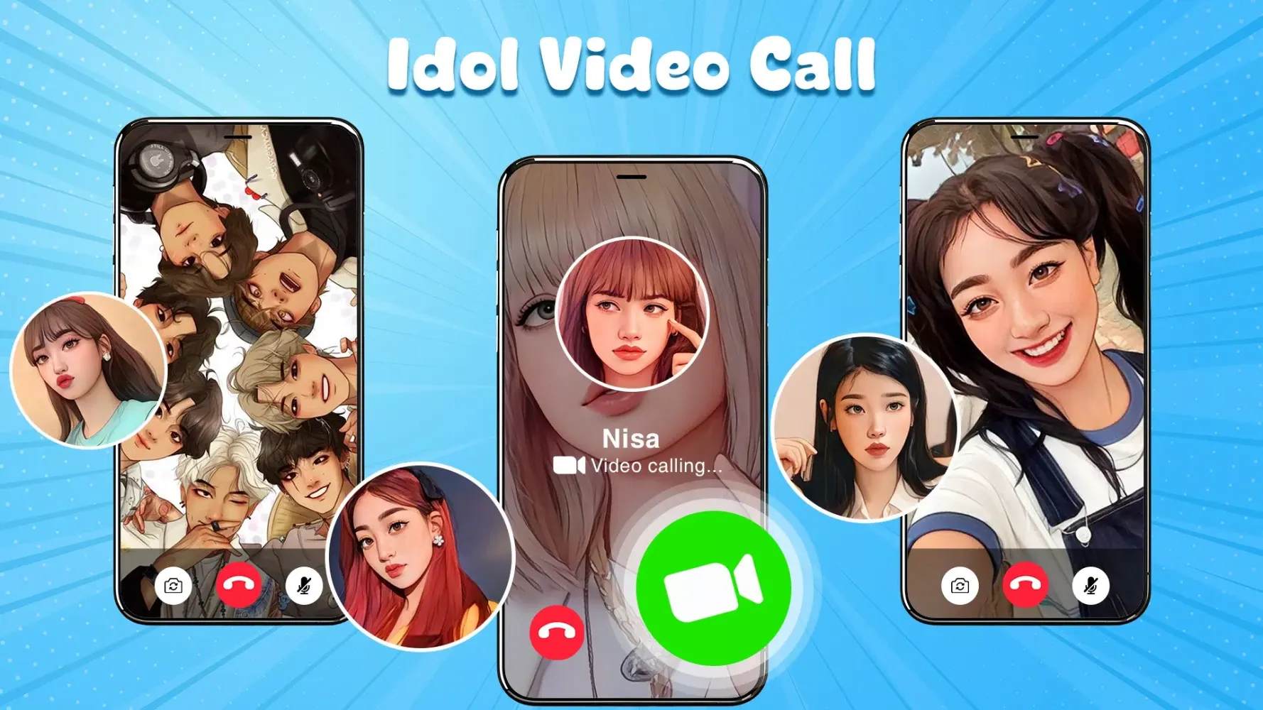 Tangkapan layar Prank Call - Idol Video Call