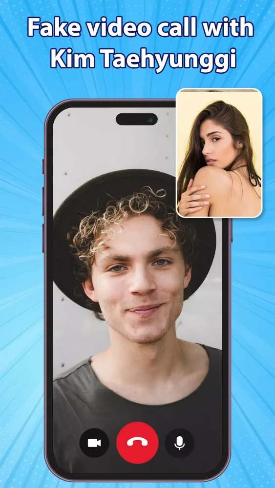 Tangkapan layar Prank Call - Idol Video Call