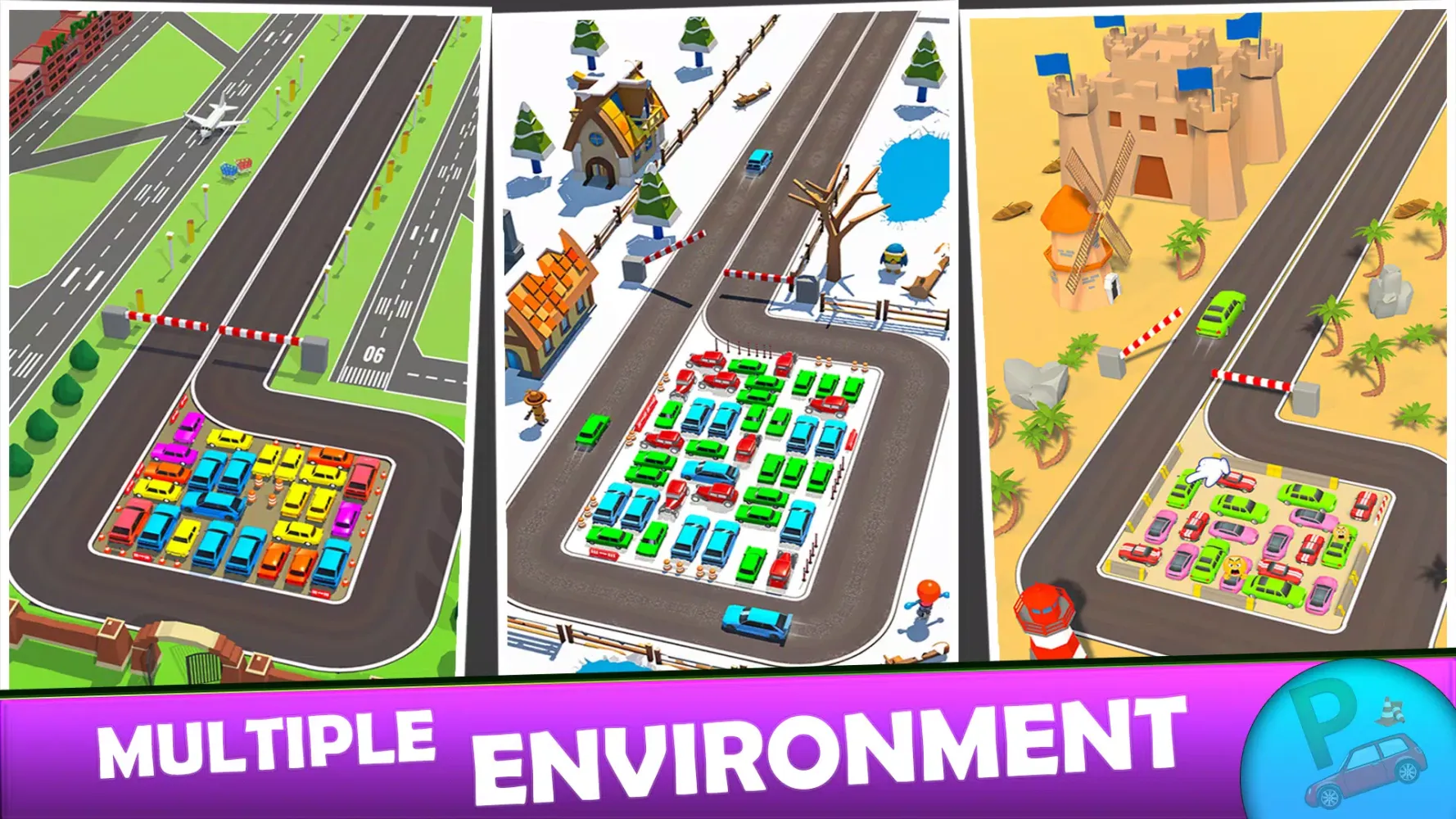 Swipe out: car parking jam 3d Screenshots
