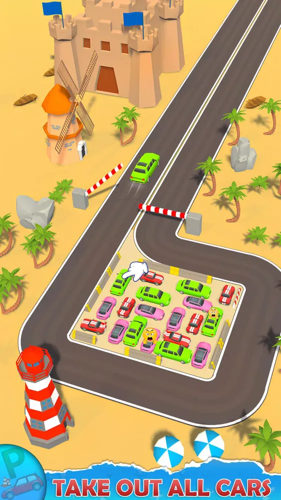 Swipe out: car parking jam 3d Screenshots