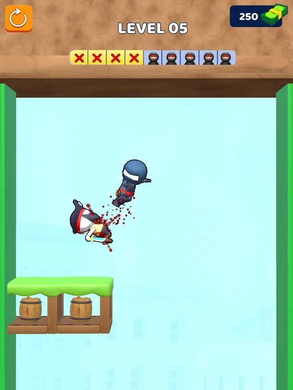 Tangkapan layar Assassin Ninja Fighting Game iPad 