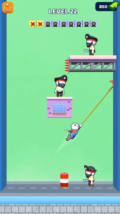 Tangkapan layar Assassin Ninja Fighting Game