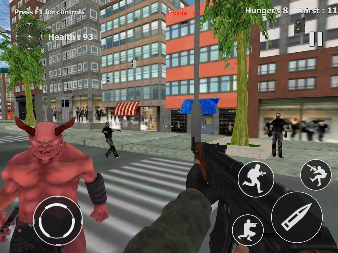 Ảnh chụp màn hình của Dead Zombie Survivor Castle 3D iPad 