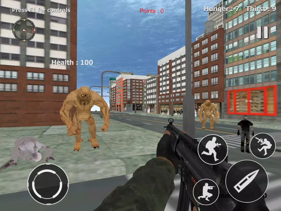 Ảnh chụp màn hình của Dead Zombie Survivor Castle 3D iPad 