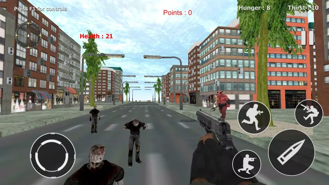 Ảnh chụp màn hình của Dead Zombie Survivor Castle 3D