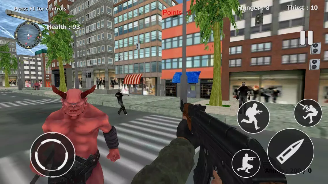 Ảnh chụp màn hình của Dead Zombie Survivor Castle 3D