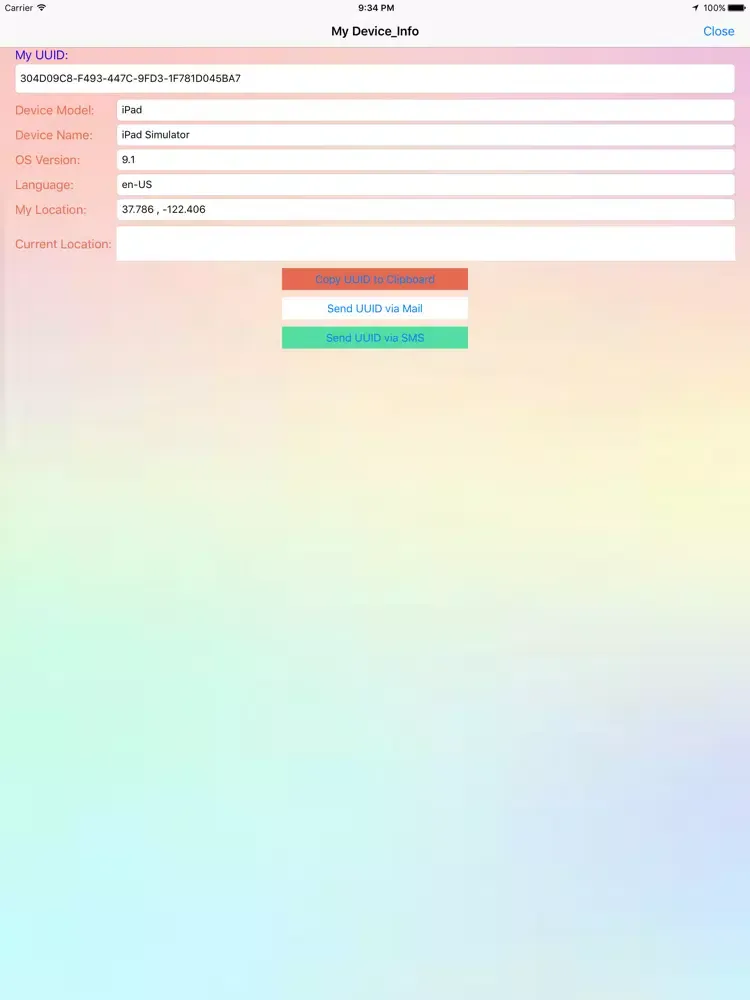 DeviceInfo_app iPad 应用截图