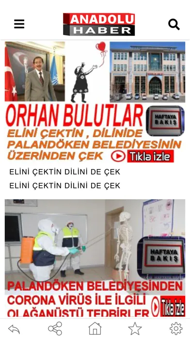 Captures d'écran de Anadolu Haber