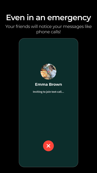 Jiffcy - call-like texting app Screenshots