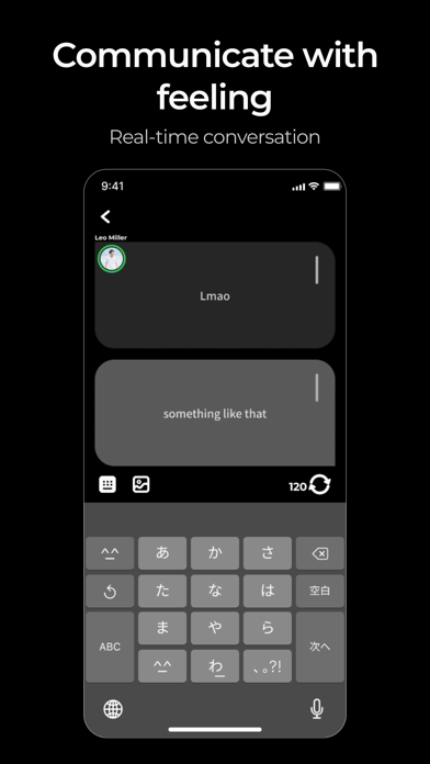 Jiffcy - call-like texting app Screenshots
