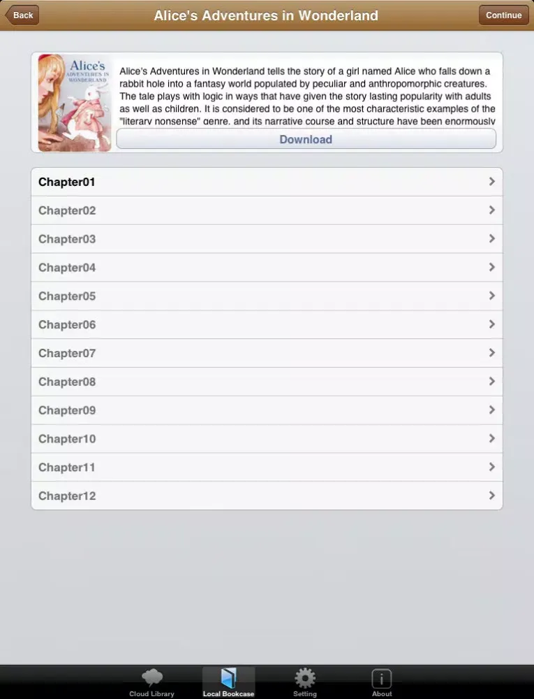 Text Synced Audiobooks iPad  스크린샷