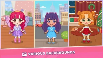 DIY Doll Dress Up: Dream Girls 스크린샷