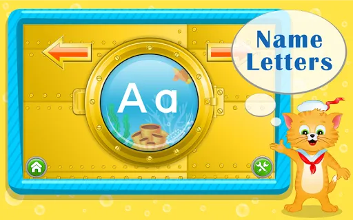 Learn Letters with Captain Cat स्क्रीनशॉट