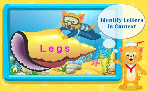Learn Letters with Captain Cat स्क्रीनशॉट