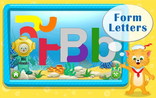 Learn Letters with Captain Cat स्क्रीनशॉट