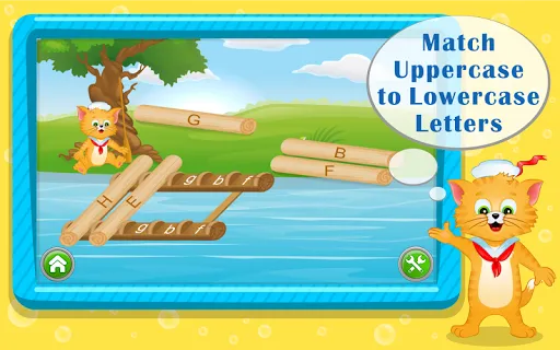 Learn Letters with Captain Cat स्क्रीनशॉट