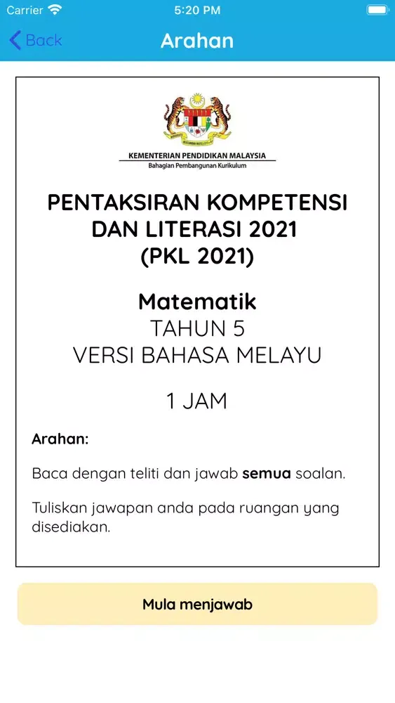 PKL 2021 (BPK MOE)应用截图