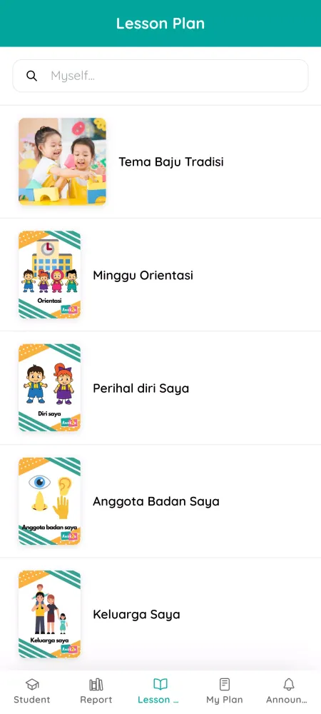 Zrzuty ekranu Anak2U Teacher
