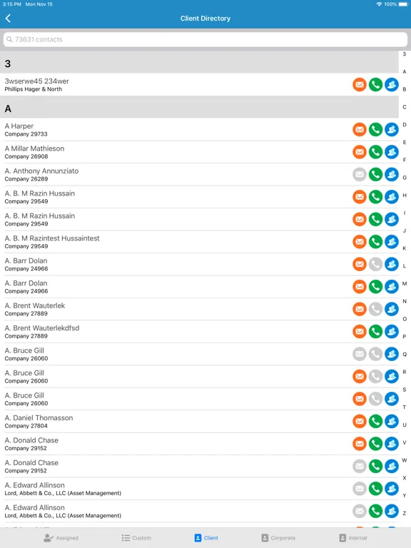 تصاویر ANALEC ClientManager iPad 