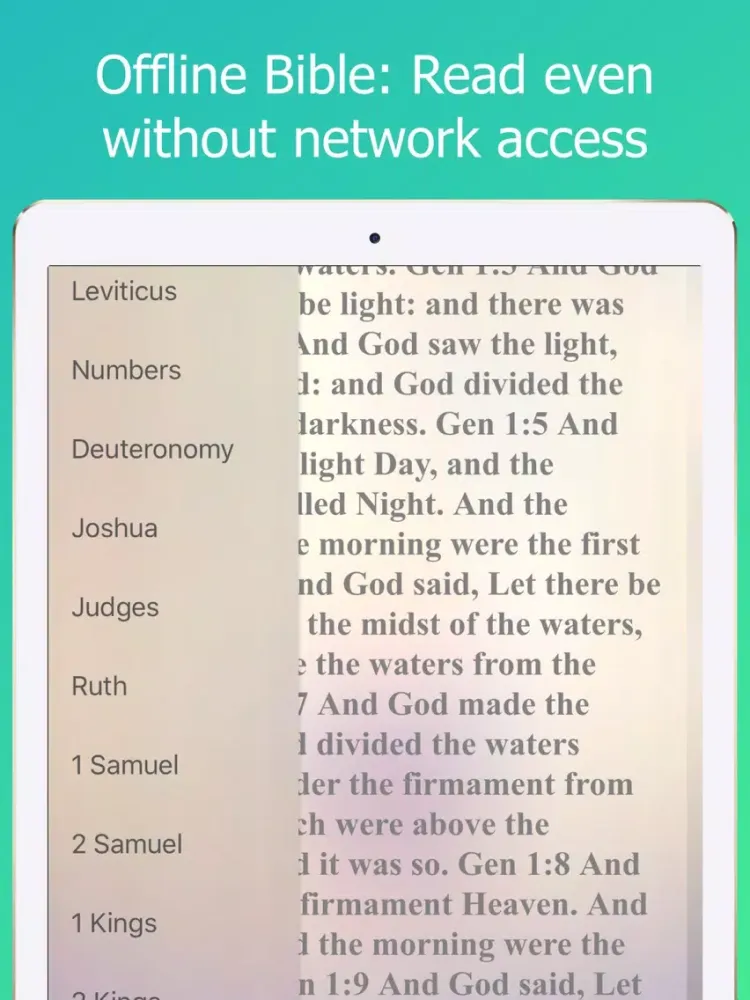 Capturas de tela do The Holy Bible Box iPad 