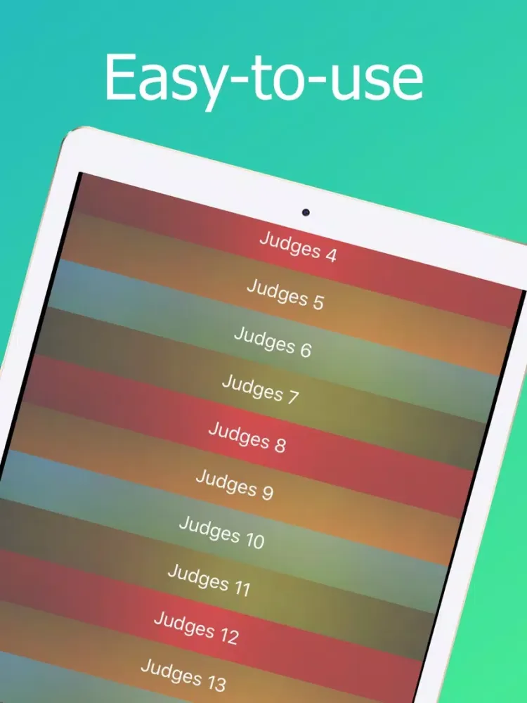 Capturas de tela do The Holy Bible Box iPad 