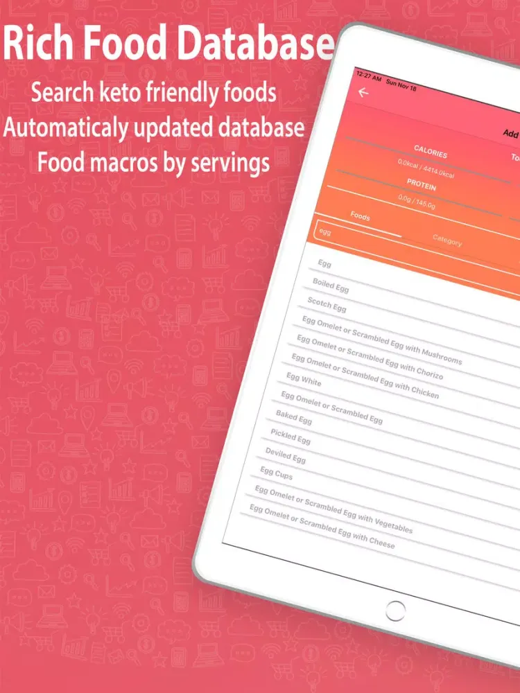 Smarty Keto Diet Tracker iPad 應用截圖