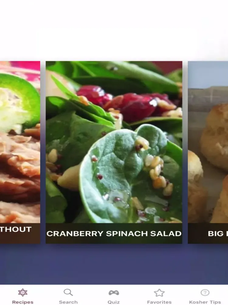 Kosher Studio - Jewish Recipes iPad  Screenshots