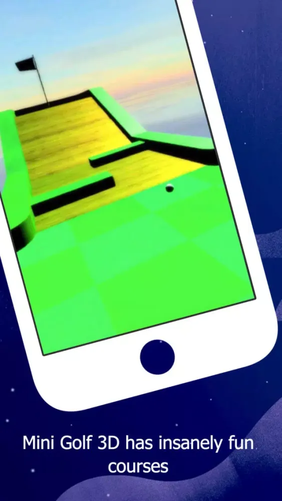 Mini Golf 3D - Flick Golf Game स्क्रीनशॉट