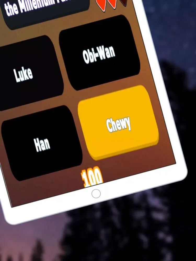 ภาพหน้าจอของ Fan Trivia for Jedi - Fun Jedi Universe Quiz iPad 