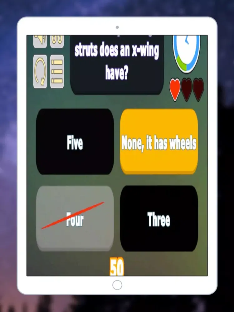 ภาพหน้าจอของ Fan Trivia for Jedi - Fun Jedi Universe Quiz iPad 
