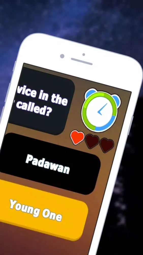 ภาพหน้าจอของ Fan Trivia for Jedi - Fun Jedi Universe Quiz